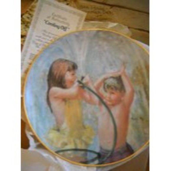 12 Plate Set of Hamilton Collection The Summer Days of Childhood Thornton Utz - Picture 9 of 12